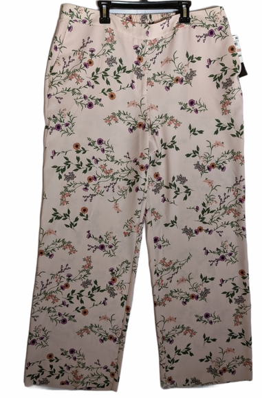 Alfani printed wide leg Emma botanical pant sz 12 - Picture 2 of 7